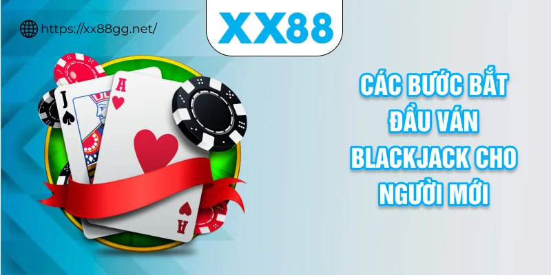 Các bước bắt đầu ván blackjack cho người mới